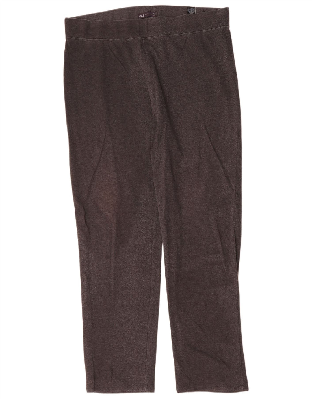 Marks & Spencer Leggings Femme UK 20 2XL Gris Coton