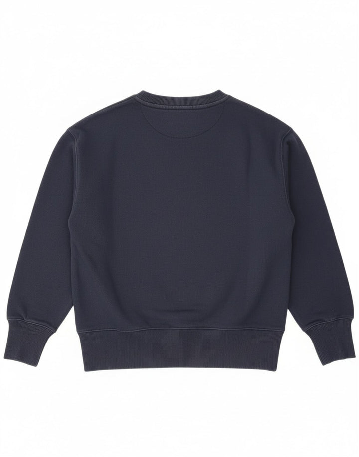 Tommy Hilfiger Sweat-shirt pour homme en coton bleu marine Small