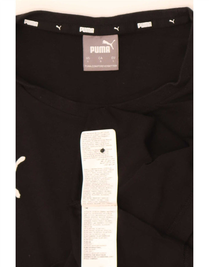 Puma T-Shirt Homme Haut Large Noir Coton