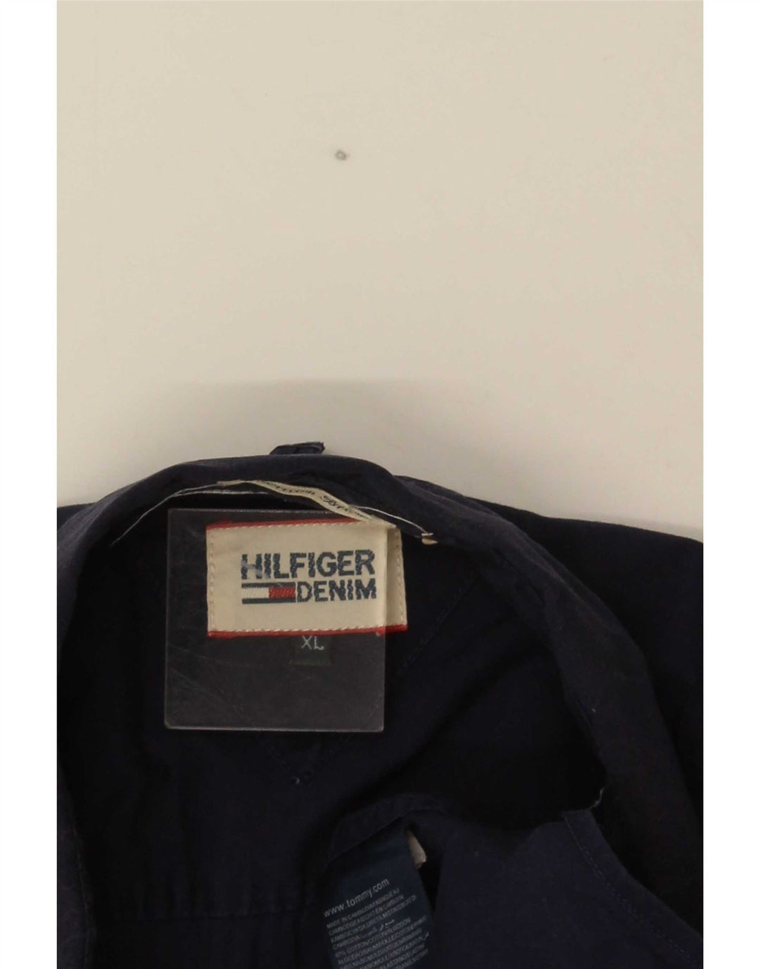 Tommy Hilfiger Chemise Homme XL Bleu Marine Coton