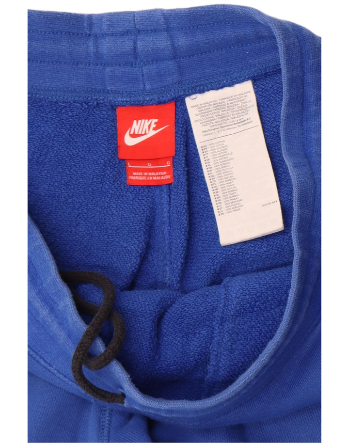Nike Short de sport pour homme en coton bleu Taille L