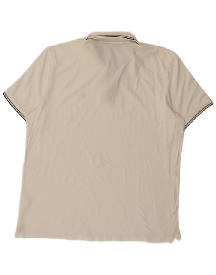 Champion Polo Homme 2XL Blanc Cassé Coton