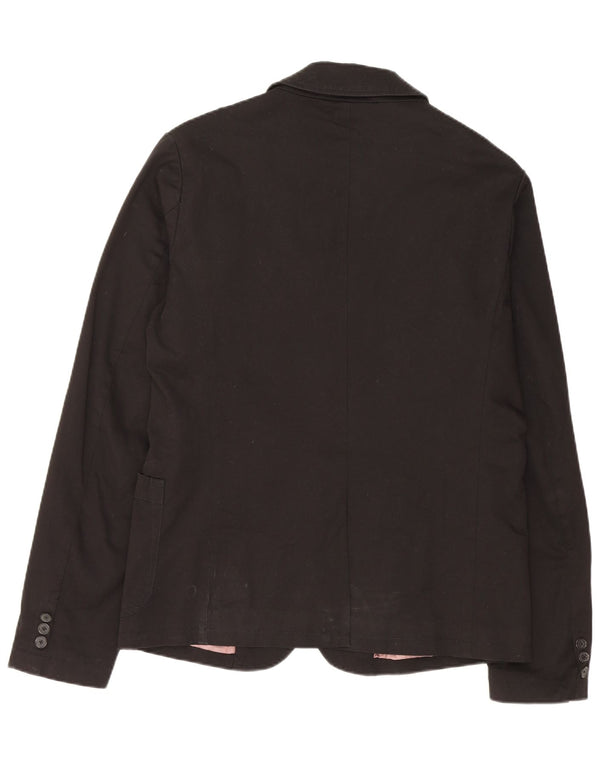 Diesel Veste Blazer 2 Boutons Homme UK 40 Grand Coton Noir