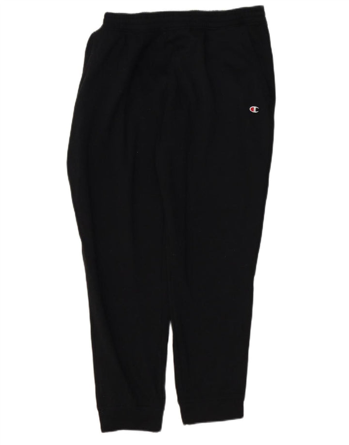 CHAMPION Pantalon de survêtement pour femme Joggers UK 14 Large Noir Coton