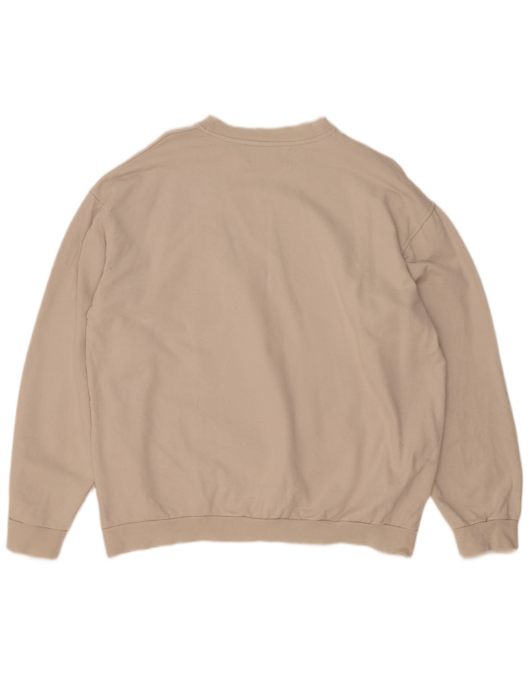 Kappa Sweat-shirt pour homme en coton beige 2XL