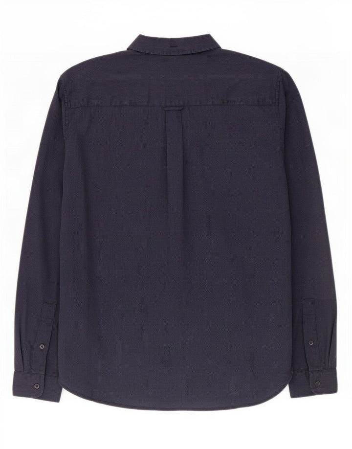 Lyle & Scott Chemise Homme Bleu Marine Moyen Coton À Pois