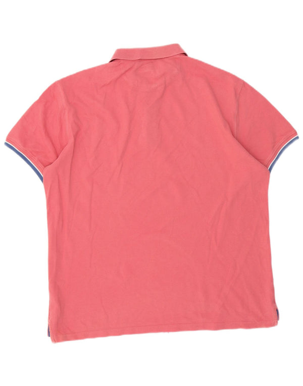Massimo Dutti Polo Homme 2XL Rose Coton