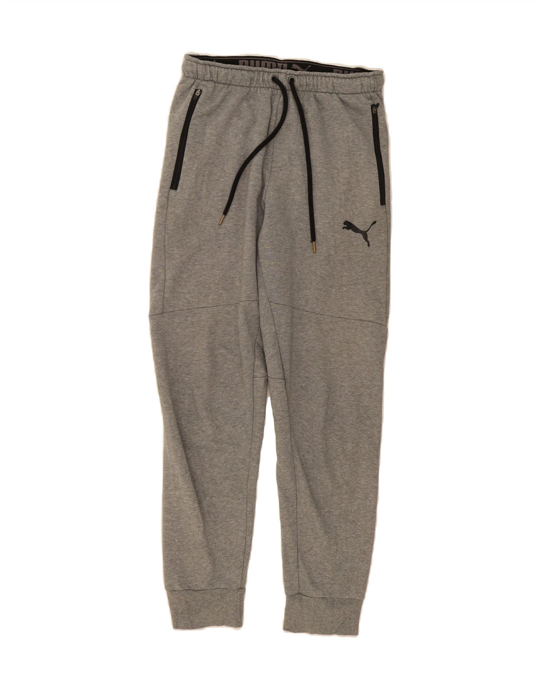 PUMA Mens Graphic Tracksuit Trousers Joggers Medium  Grey Vintage Puma and Second-Hand Puma from Messina Hembry 