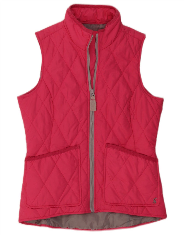 JOULES Gilet matelassé pour femme UK 10 Petit Rose Polyester