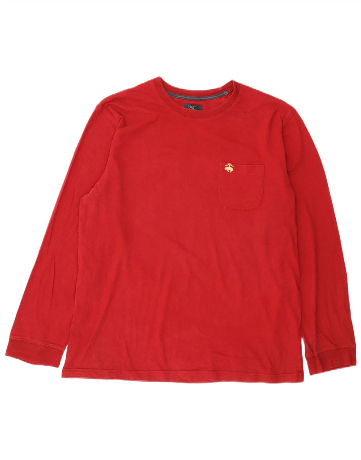 Brooks Brothers Haut coupe classique à manches longues pour homme en coton rouge Taille L
