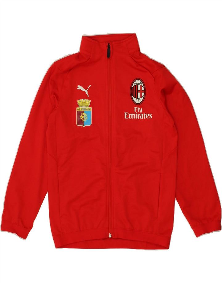 PUMA Boys Fly Emirates Graphic Tracksuit Top Jacket 11-12 Years Large Red Vintage Puma and Second-Hand Puma from Messina Hembry 