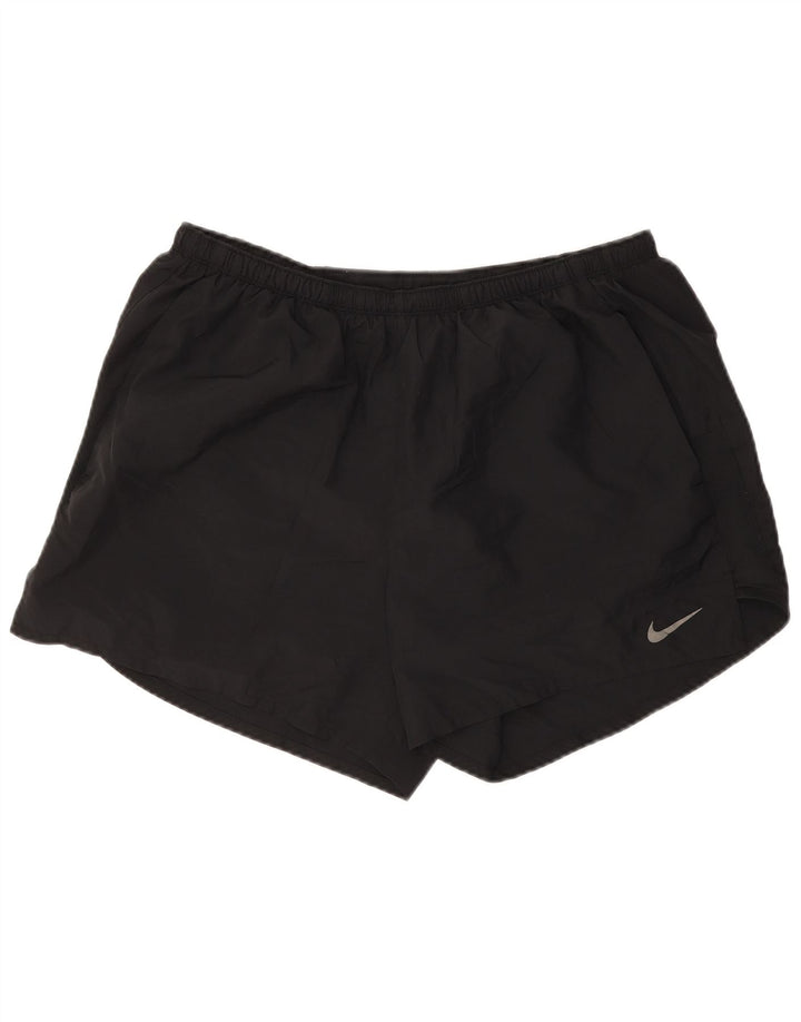 Nike Short de sport Dri Fit pour homme 2XL Noir Polyester