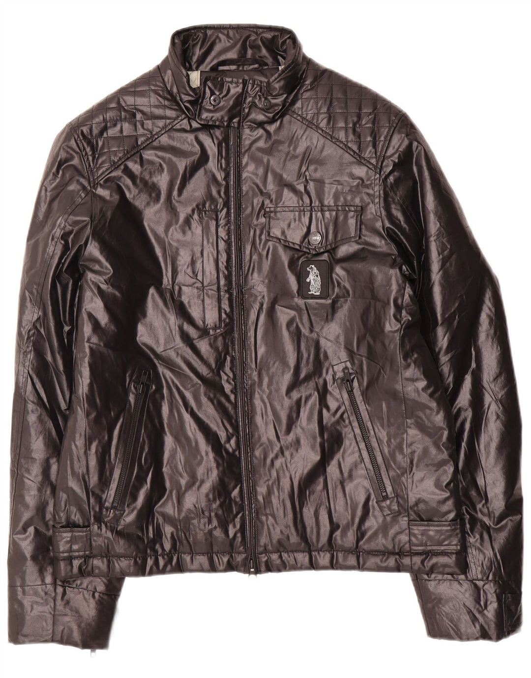Refrigue Veste matelassée bomber pour homme UK 40 Large Noir Polyester