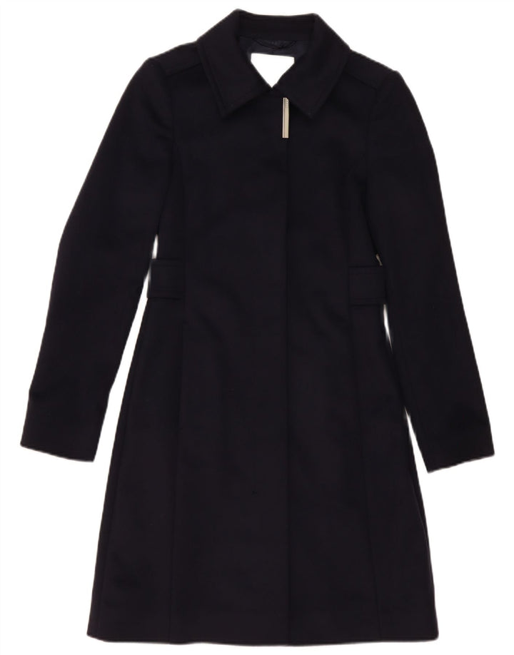 Hugo Boss Pardessus pour femme US 4 Small en laine bleu marine