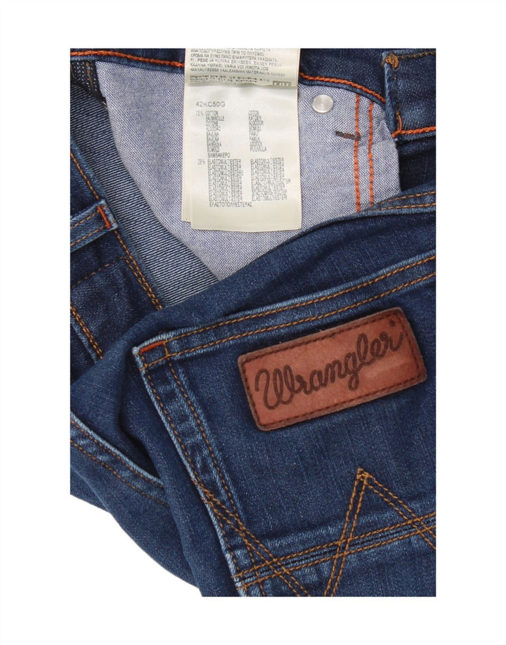 Wrangler Jean Slim Bostin Femme W30 L32 Bleu Coton