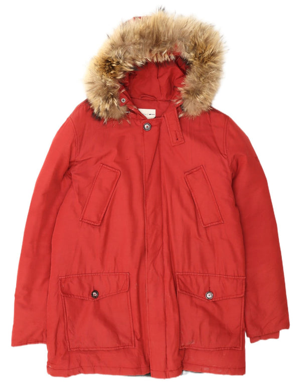 Gas Parka à capuche pour homme UK 40 Large Bordeaux