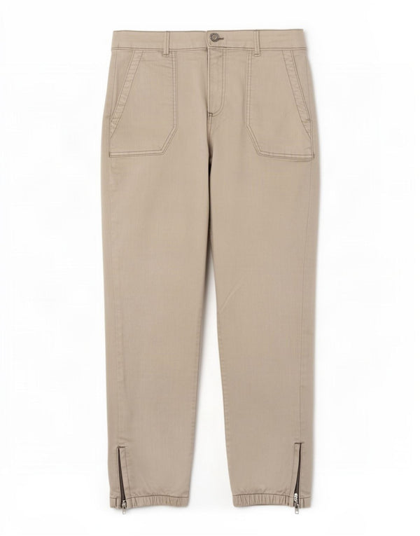 Marks & Spencer Pantalon cargo taille haute pour femme UK 12 Medium W30 L25 Beige