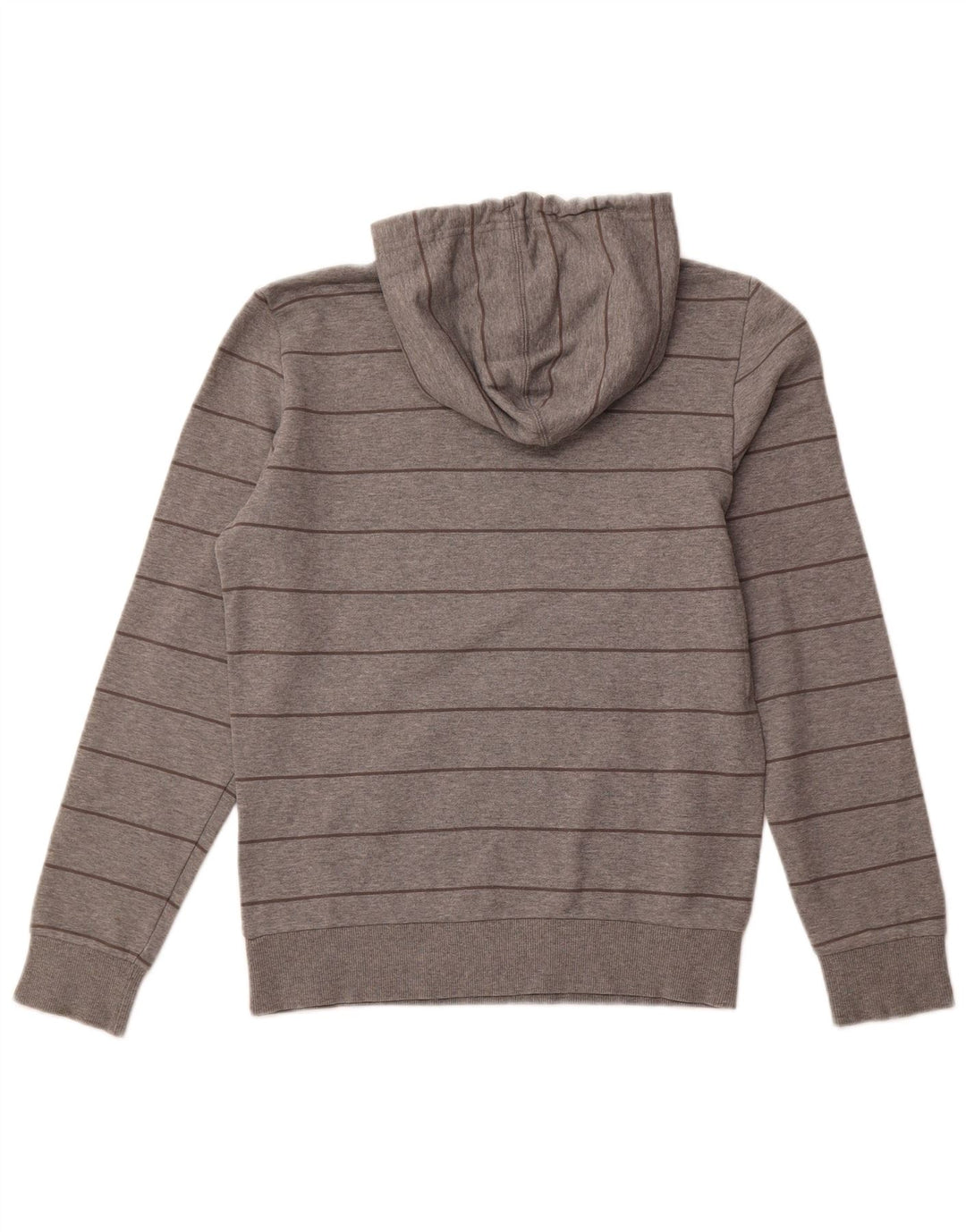 Puma Pull à capuche pour homme en coton rayé gris Small