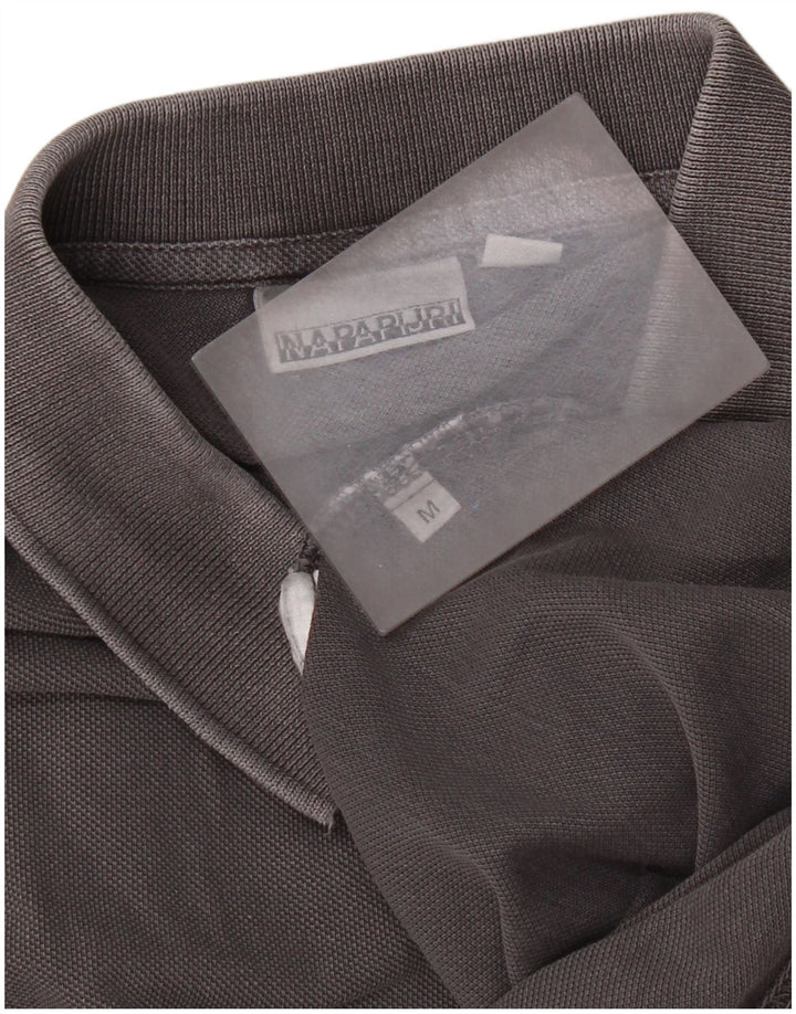 Napapijri Polo Homme Gris Moyen