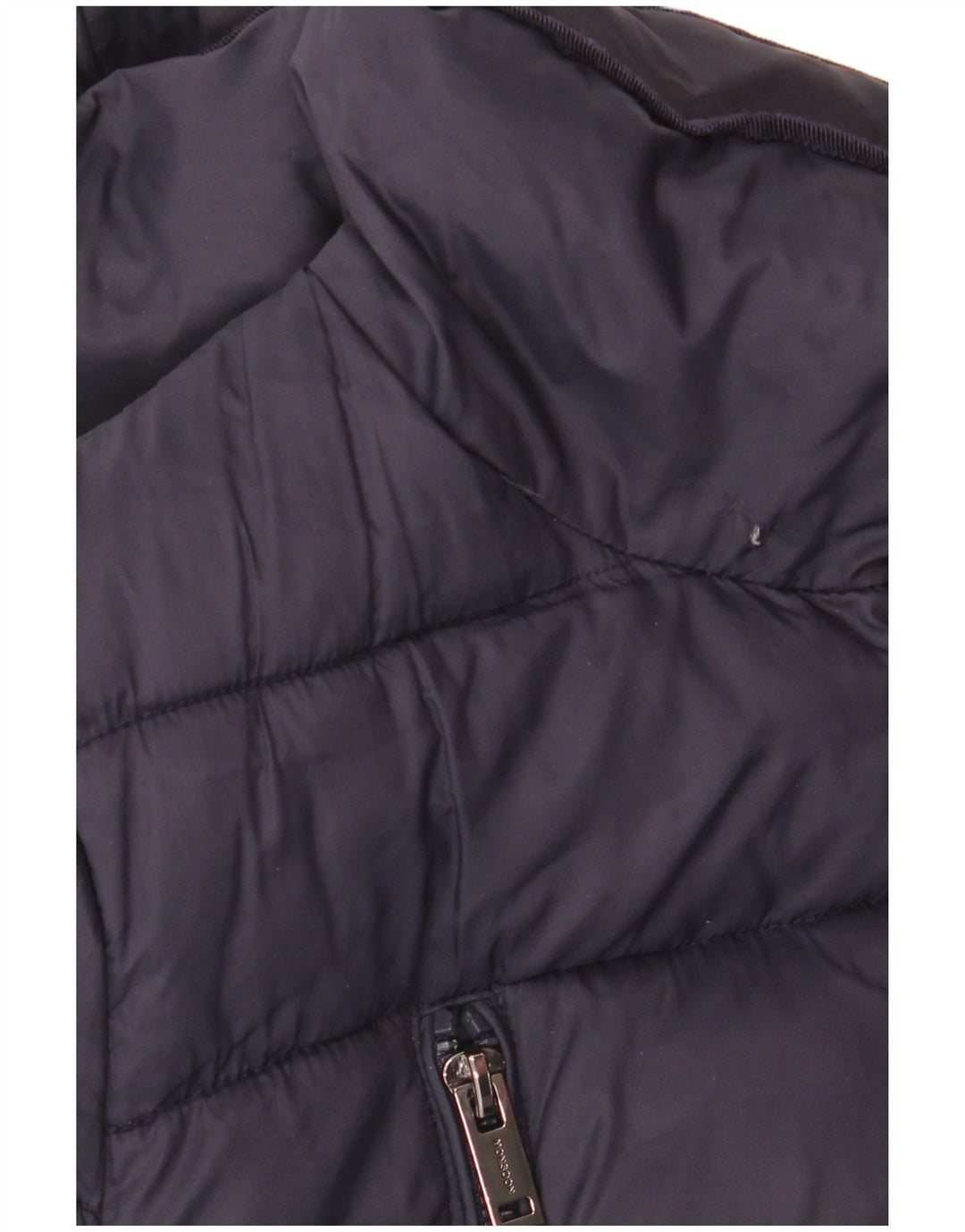 Monsoon Manteau rembourré pour femme UK 14 Medium Bleu Marine Nylon