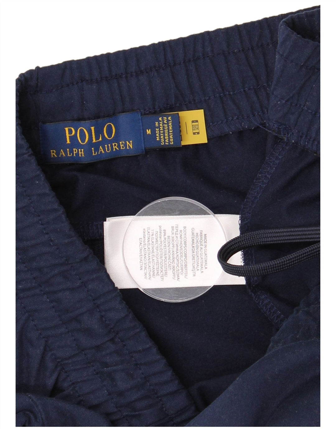 POLO RALPH LAUREN Short de Sport Homme Bleu Marine Moyen Polyester