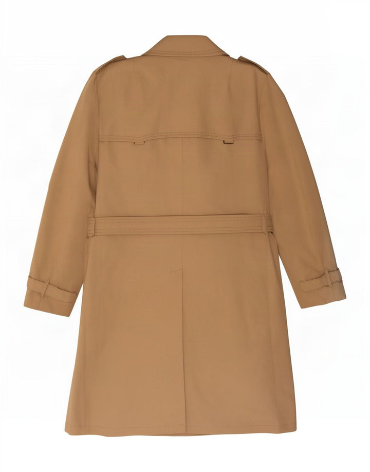Diolen Trench à capuche pour homme UK 36 Petit Beige Polyester Classique