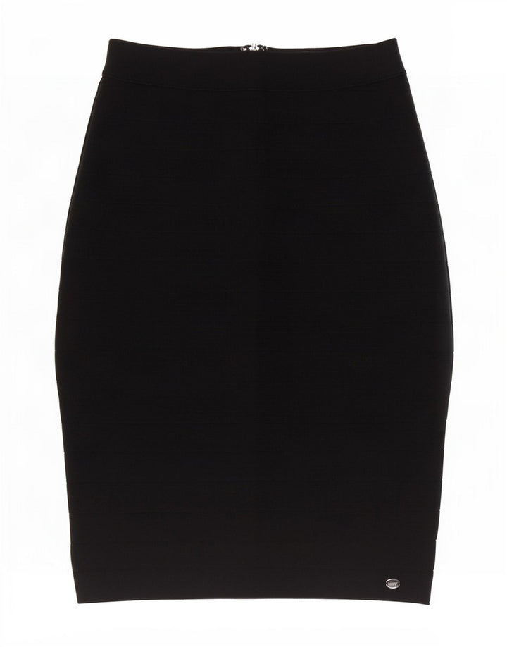 Guess Jupe crayon femme petite W26 rayonne noire