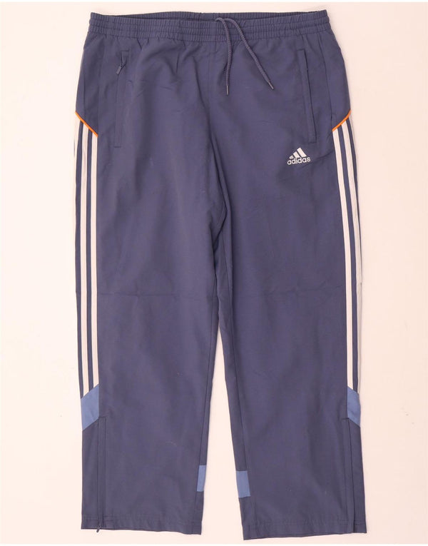 ADIDAS Pantalon de survêtement pour homme UK 40/42 Bleu moyen Polyester