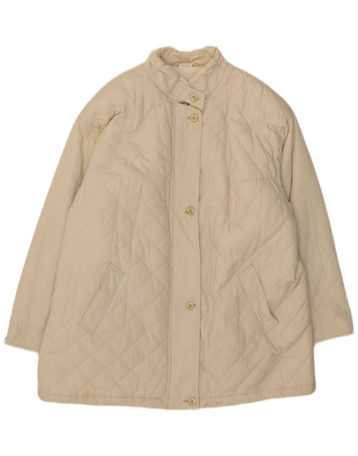 Veste matelassée femme vintage IT 54 2XL Beige