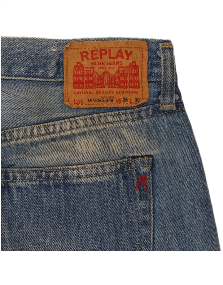 Replay Jean Bootcut Femme W26 L30 Bleu