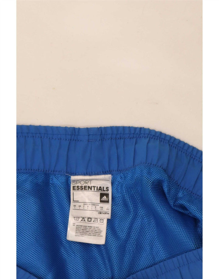Adidas Hommes Climalite Sport Shorts Grand Bleu Polyester