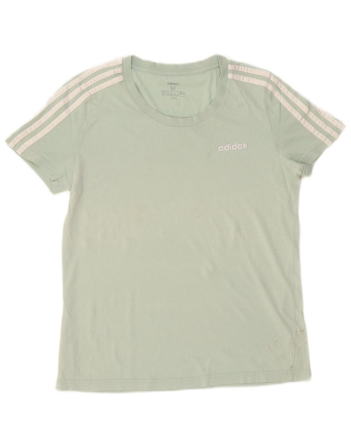 Adidas T-Shirt Femme Top UK 12/14 Vert Moyen