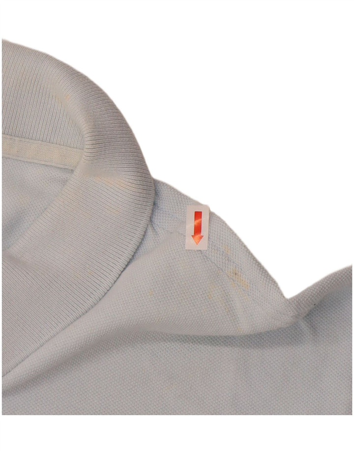 LACOSTE Polo Homme Taille 7 2XL Bleu Coton