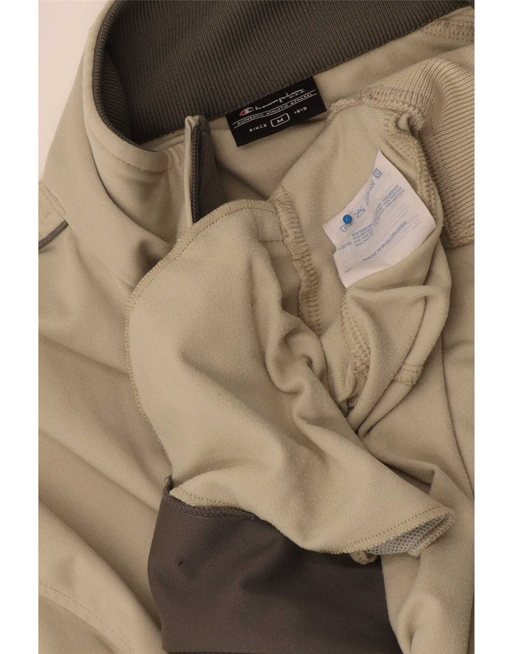 Champion Veste de Survêtement Homme Vert Moyen Polyester