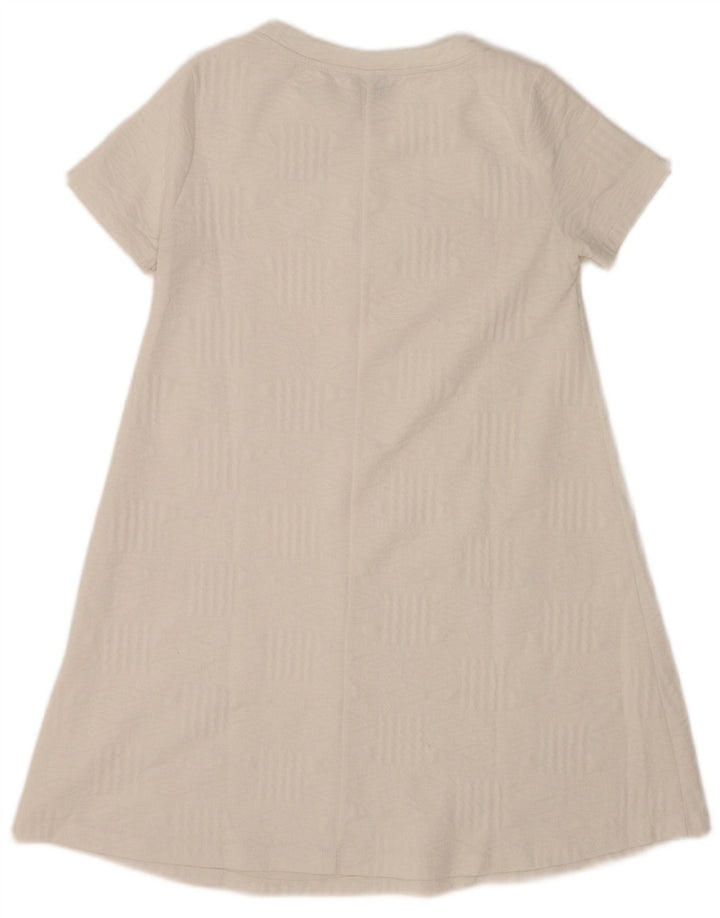 Zara Femme Trafaluc Robe A-Line UK 12 Moyen Blanc
