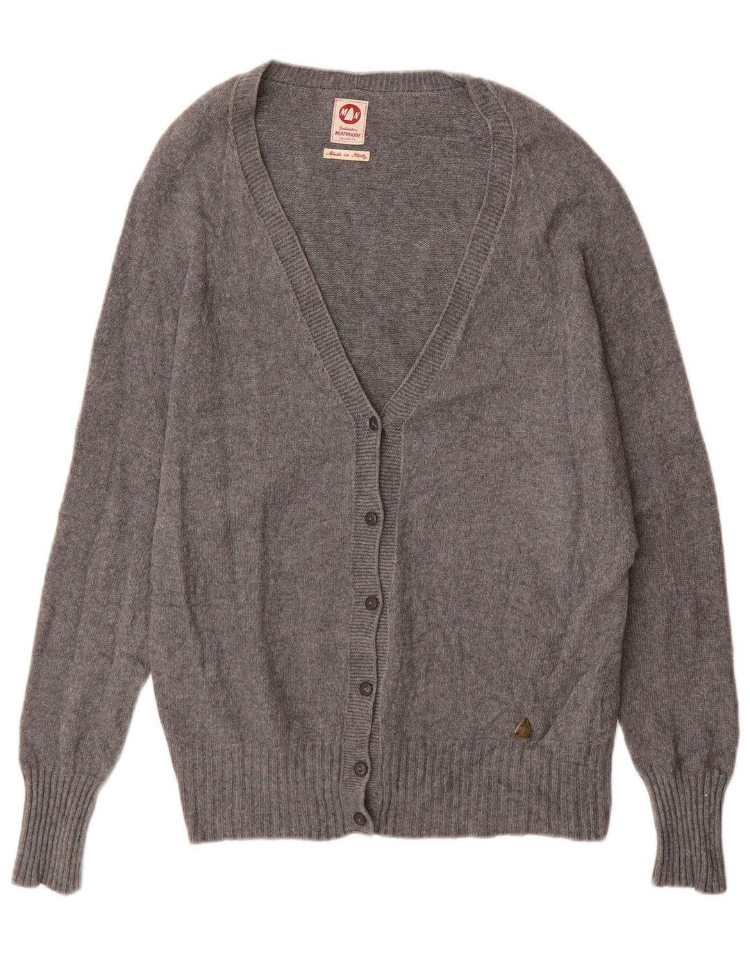 MURPHY & NYE Pull Cardigan Femme UK 18 XL Gris Viscose