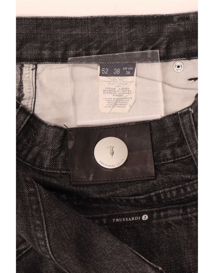 Trussardi Jean Droit W36 L32 Gris Coton Homme