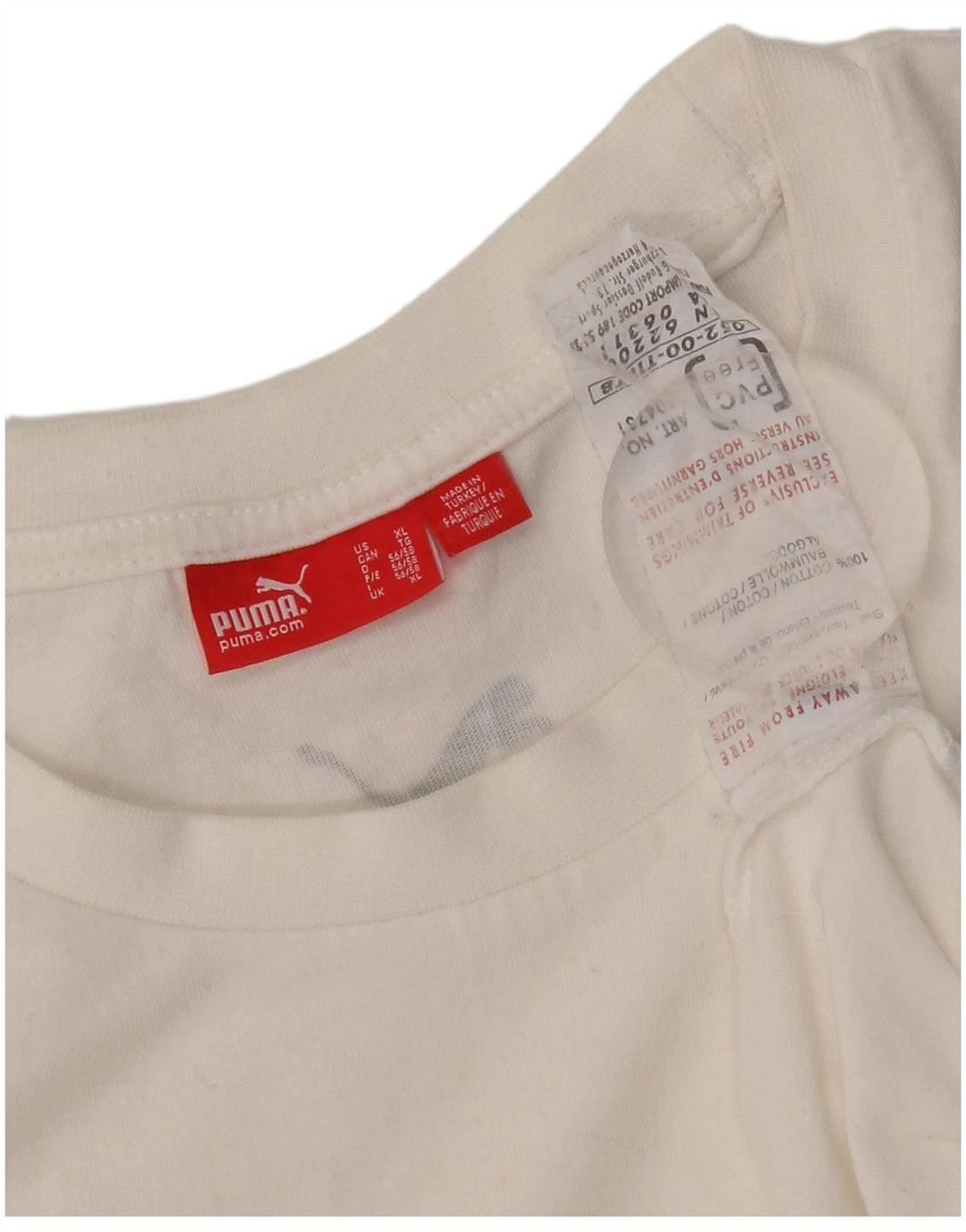 Puma Débardeur Graphic Homme XL Blanc Coton