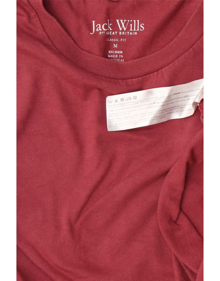 Jack Wills T-shirt coupe classique pour homme en coton marron moyen