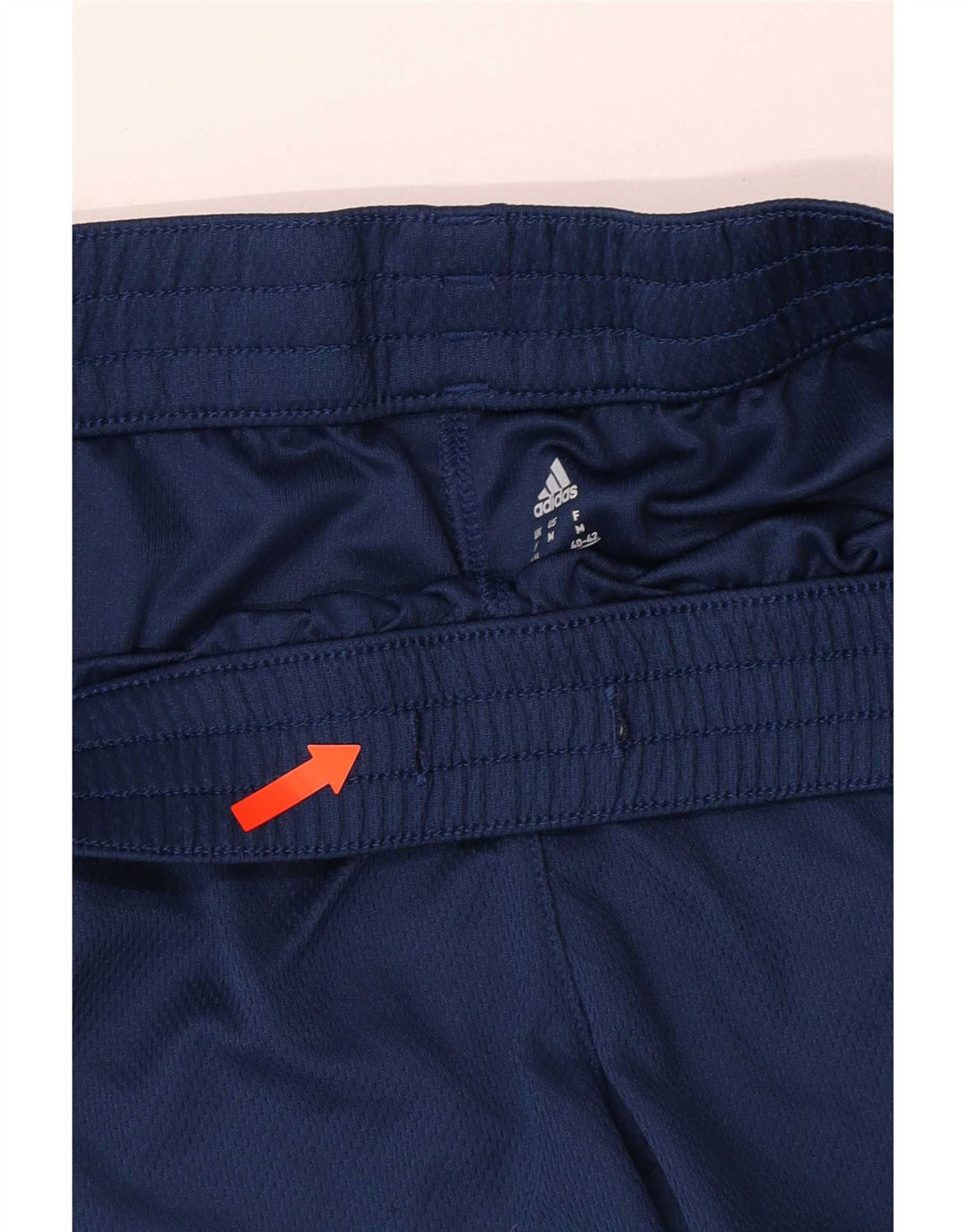 Adidas Short de sport Climalite pour femme UK 12/14 Bleu marine moyen Polyester