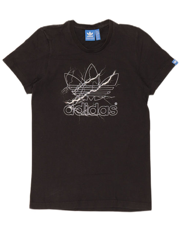 Adidas Mens Graphic T-Shirt Top XS Noir Coton