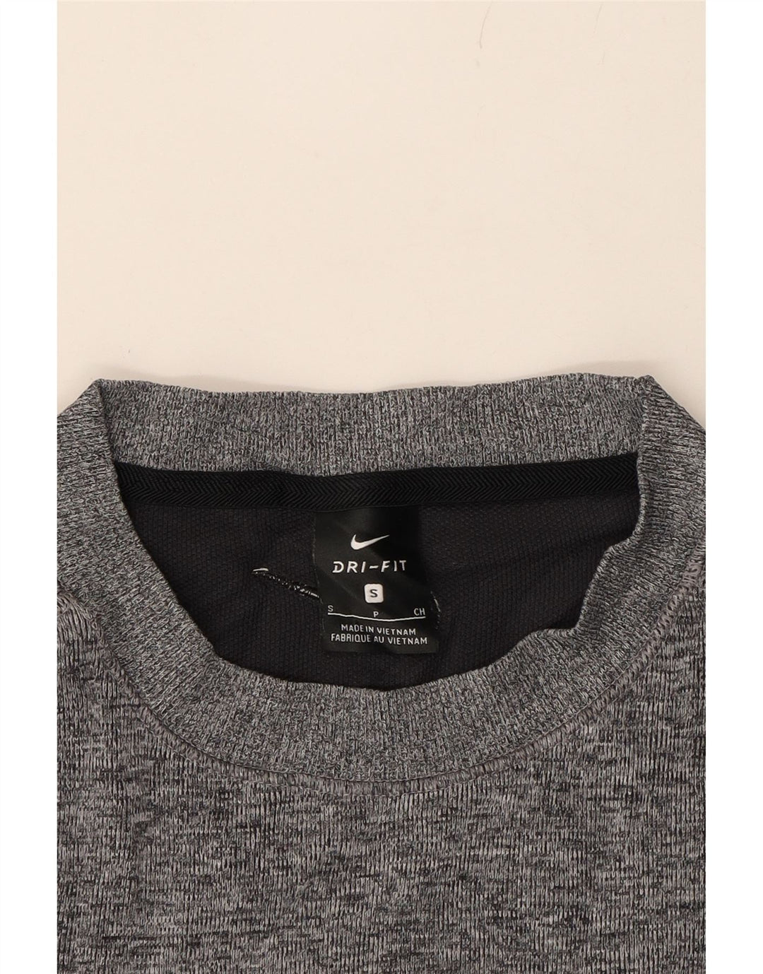 NIKE Mens Dri Fit Sweatshirt Jumper Small Grey Polyester Vintage Nike and Second-Hand Nike from Messina Hembry 