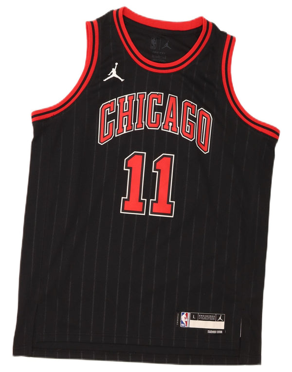 Jordan T-shirt graphique Chicago Bulls pour garçon 14-15 ans Grand Noir