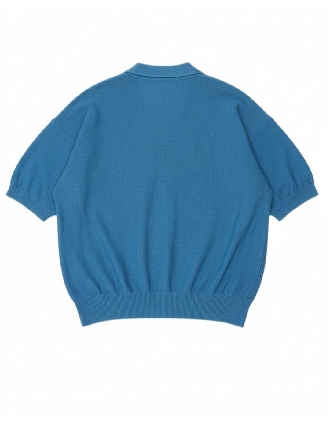 VINTAGE Womens Short Sleeve Cardigan Sweater UK 14 Medium Blue