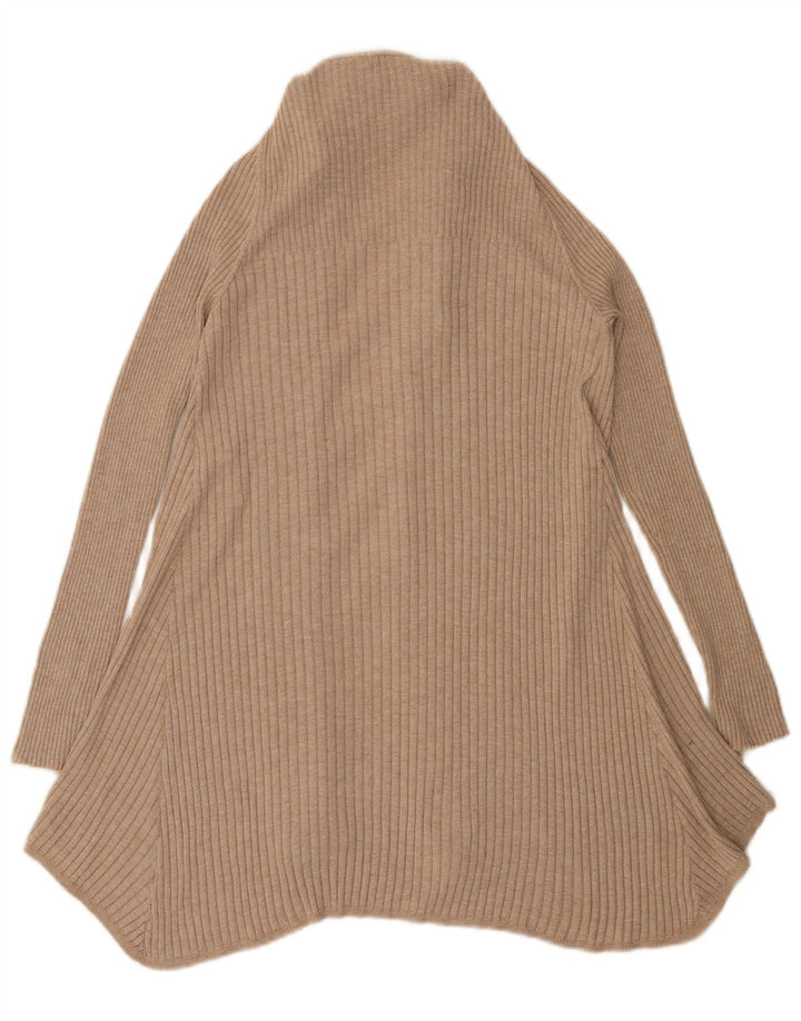 Marks & Spencer Pull cardigan ouvert long pour femme UK 14 Beige moyen
