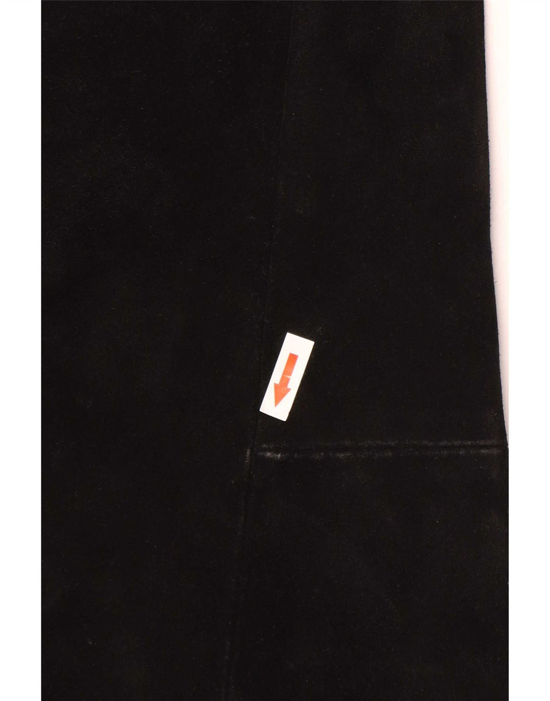 Sisley Veste en daim pour homme UK 38 Cuir noir moyen