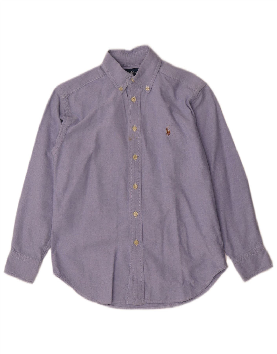 Chemise Ralph Lauren Garçon 7-8 ans Bleu Coton