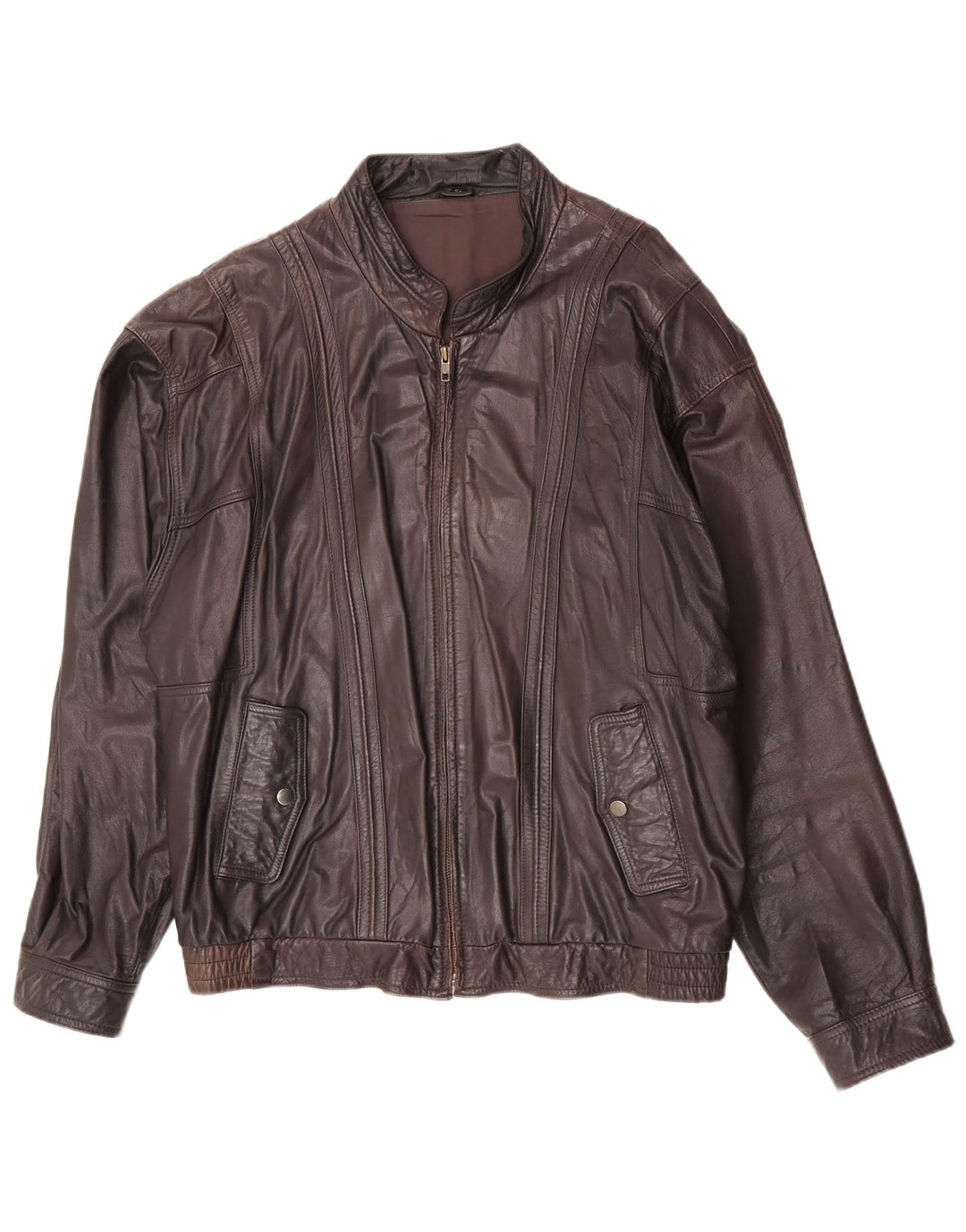 Trapper Veste en cuir pour homme IT 54 2XL Cuir marron