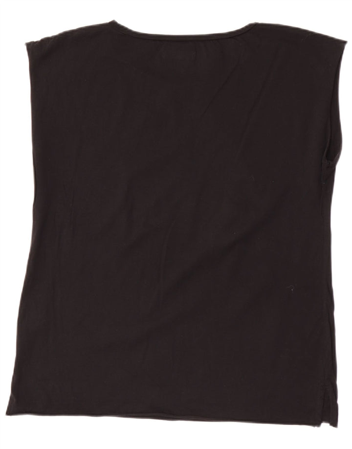 Diesel Débardeur Graphic Homme Noir Moyen Coton