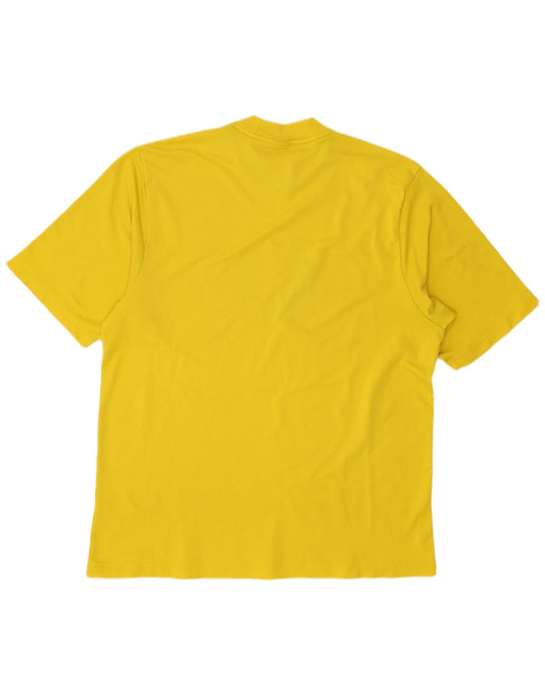 Nike T-shirt graphique pour homme UK 47/48 2XL Jaune Polyester